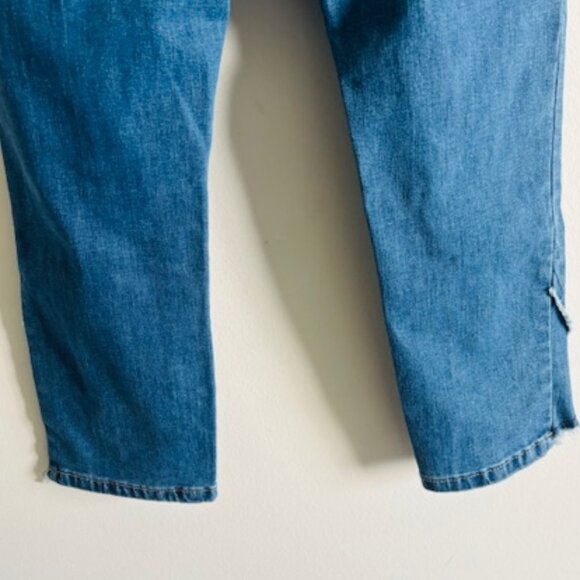 Royalty For Me Anklet Mid Rise Women's Blue Jeans Size 12 - Picture 6 of 8